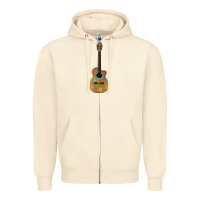 Sandshell mexican guitar Zipper Hoodie - Artiststas