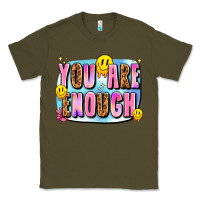Army Green you are enough Classic Tee - JahusDesignShop