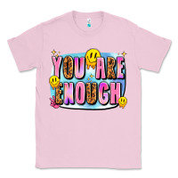 Bubblegum Pink you are enough Classic Tee - JahusDesignShop