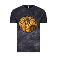 Cloud Black sunflower pumpkin Vintage Tee - RanaPortraitStore