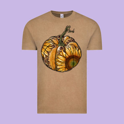 Sunflower Pumpkin Vintage Tee Designed By Ranaportraitstore
