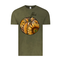 Vintage Olive sunflower pumpkin Vintage Tee - RanaPortraitStore