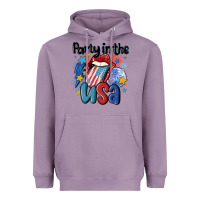 Lavender party in the usa Heavyweight Hoodie - MaliasSmallBusiness