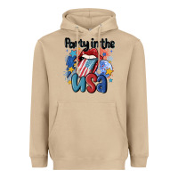 Mushroom party in the usa Heavyweight Hoodie - MaliasSmallBusiness