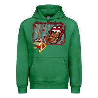 Emerald Merry Christmas Lips Santa Urban Hoodie - Bettercallsaul