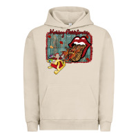 Pigment French Oak Merry Christmas Lips Santa Urban Hoodie - Bettercallsaul