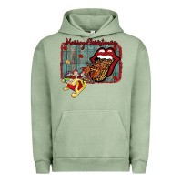 Pigment Oil Green Merry Christmas Lips Santa Urban Hoodie - Bettercallsaul