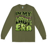 Army Green in my plant lady era Long Sleeve Tee - JahusDesignShop