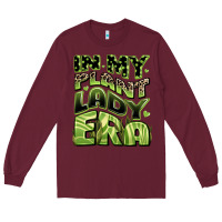 Burgundy in my plant lady era Long Sleeve Tee - JahusDesignShop