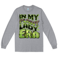 Heather Grey in my plant lady era Long Sleeve Tee - JahusDesignShop