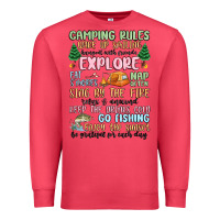 Cardinal camping rules Premium Sweatshirt - MaliasSmallBusiness