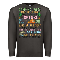 Smoke camping rules Premium Sweatshirt - MaliasSmallBusiness