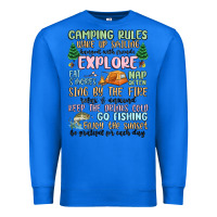 True Royal camping rules Premium Sweatshirt - MaliasSmallBusiness