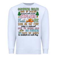 White camping rules Premium Sweatshirt - MaliasSmallBusiness