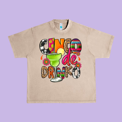Cinco De Drinko Urban Heavy Tee Designed By Cts Tumbler Store