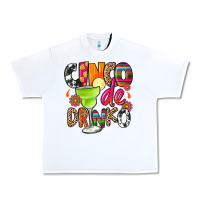 White cinco de drinko Urban Heavy Tee - CTS Tumbler Store