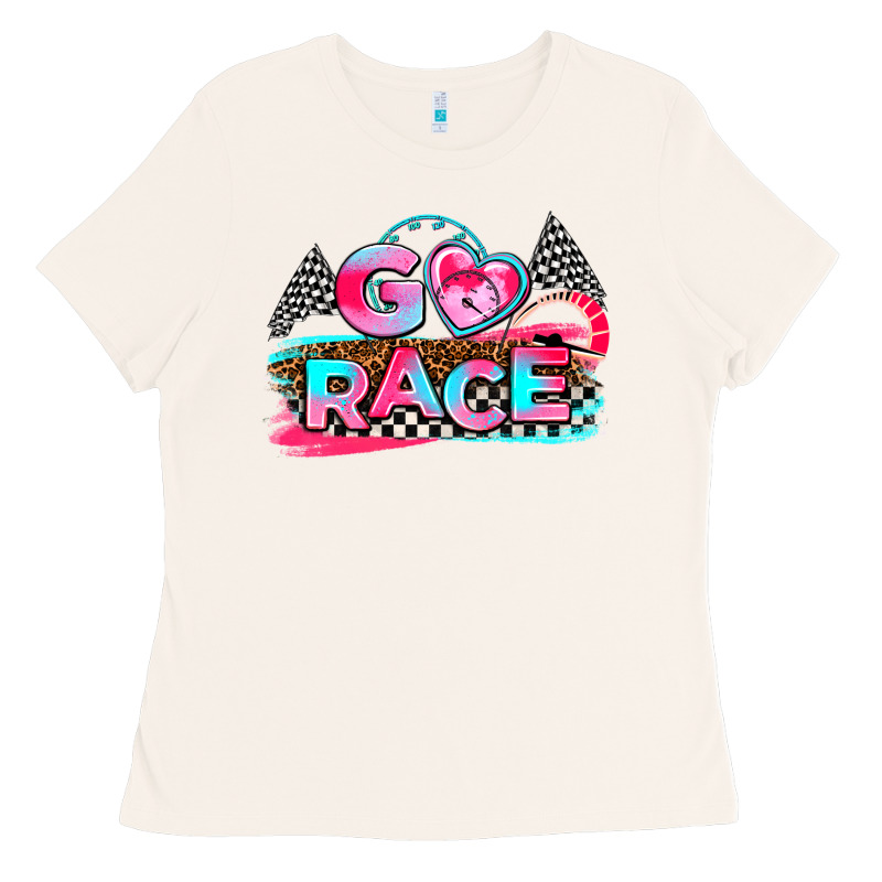 Go Race Ladies Tee by AdoDesignShop | Teevron