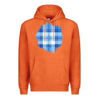 Carrot Winter Tartan Patch Premium Hoodie - BundleAndBundleShop