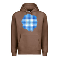 Chestnut Winter Tartan Patch Premium Hoodie - BundleAndBundleShop