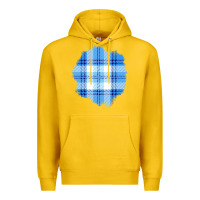 Lemon Winter Tartan Patch Premium Hoodie - BundleAndBundleShop