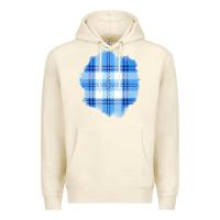 Sandshell Winter Tartan Patch Premium Hoodie - BundleAndBundleShop