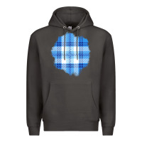 Smoke Winter Tartan Patch Premium Hoodie - BundleAndBundleShop