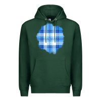 Winter Tartan Patch Premium Hoodie | Teevron