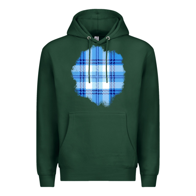 Winter Tartan Patch Premium Hoodie by BundleAndBundleShop | Teevron