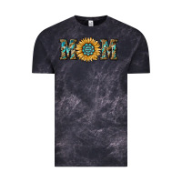 Cloud Black sunflower mom Vintage Tee - RanaPortraitStore