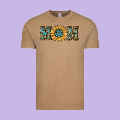 Sunflower Mom Vintage Tee Designed By Ranaportraitstore