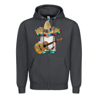 Smoke mexican gnomes guitar sombrero serape Zipper Hoodie - Artiststas
