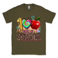 Army Green 100 days of school Classic Tee - AdoDesignShop