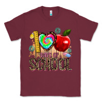 Burgundy 100 days of school Classic Tee - AdoDesignShop