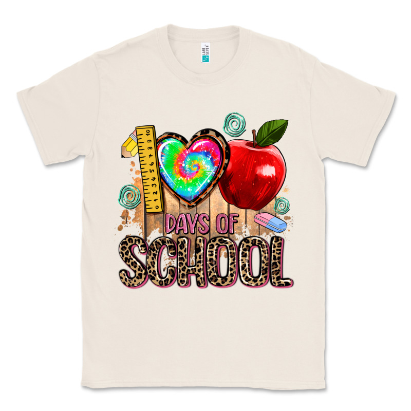 100 Days Of School Classic Tee by AdoDesignShop | Teevron