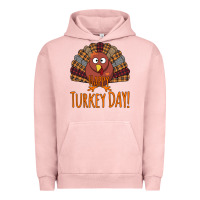 Pigment Salmon Happy Turkey Day - Thanksgiving Party Urban Hoodie - Bettercallsaul