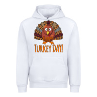 White Happy Turkey Day - Thanksgiving Party Urban Hoodie - Bettercallsaul