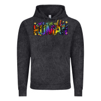 Vintage Black we are all human pride lgbtq Vintage Hoodie - texasbilliewilder