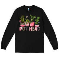 Black pot head plants Long Sleeve Tee - JahusDesignShop