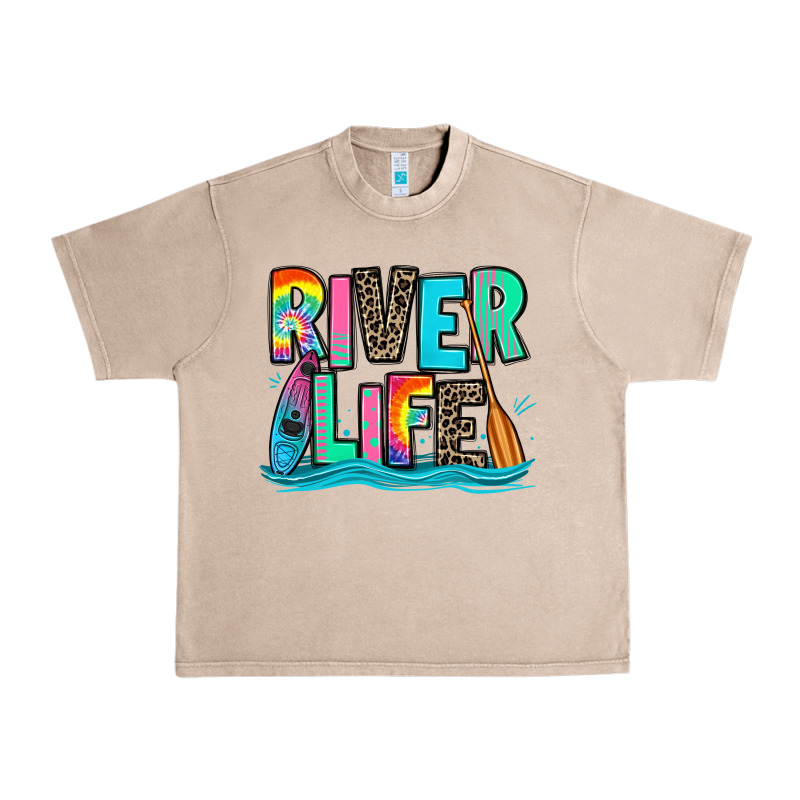 River Life Kayaking Urban Heavy Tee by Zillion Design Studio | Teevron