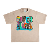 French Oak river life kayaking Urban Heavy Tee - Zillion Design Studio