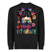 Black hello first grade Heavyweight Sweatshirt - texasbilliewilder