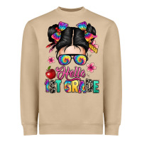 Mushroom hello first grade Heavyweight Sweatshirt - texasbilliewilder