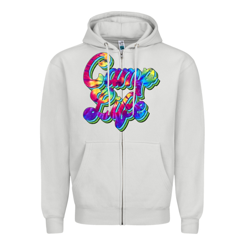 Camp Life Zipper Hoodie by JahusDesignShop | Teevron