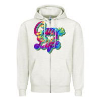 Oatmeal Heather camp life Zipper Hoodie - JahusDesignShop