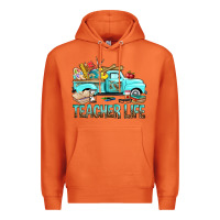 Carrot Teacher Life With Truck Premium Hoodie - BundleAndBundleShop