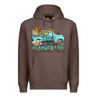 Coffee Teacher Life With Truck Premium Hoodie - BundleAndBundleShop