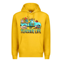 Lemon Teacher Life With Truck Premium Hoodie - BundleAndBundleShop
