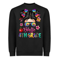 Black hello fourth grade Heavyweight Sweatshirt - texasbilliewilder