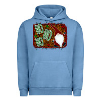 Pigment Pebble Blue Ho Ho Ho Gnomes Urban Hoodie - Bettercallsaul