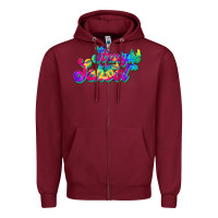 Burgundy straight back to school Zipper Hoodie - JahusDesignShop